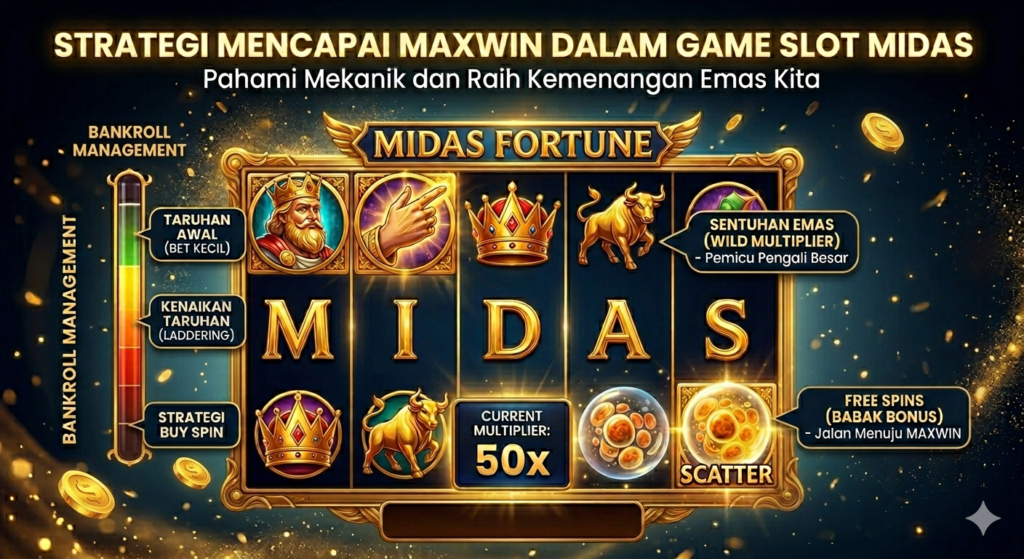 Strategi Mencapai Maxwin Dalam Same Slot Midas
